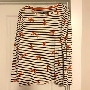‘Joules’ Tiger 🐅 Long Sleeve Shirt